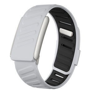 Whoop 5.0 Sport Strap (Light Grey/Black)