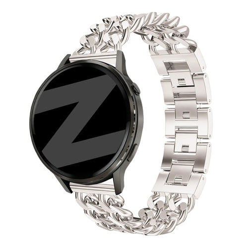 Bandz Coros Apex - 42mm Metal Strap 'Double Chains' (Starlight)