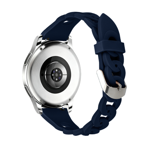 Bandz Correa silicona ''Chains' Oozoo Smartwatch 20mm (azul oscuro)