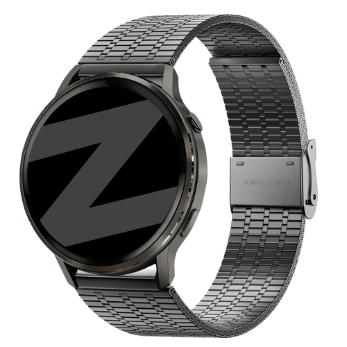 Bandz Correa acero ajustable Garmin Forerunner 70 (negro)