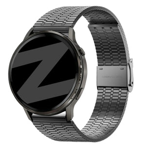Bandz Correa acero ajustable Garmin Forerunner 70 (negro)