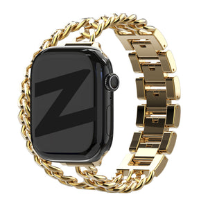 Bandz Correa acero 'Double Tour' Apple Watch (dorado)