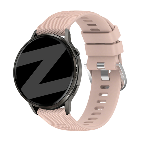 Bandz Garmin Vivoactive 4s Silicone Strap 'Deluxe' (Light Pink)
