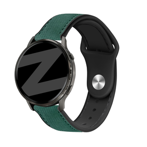 Bandz Correa cuero 'Híbrida' Garmin Bounce 2 (verde)