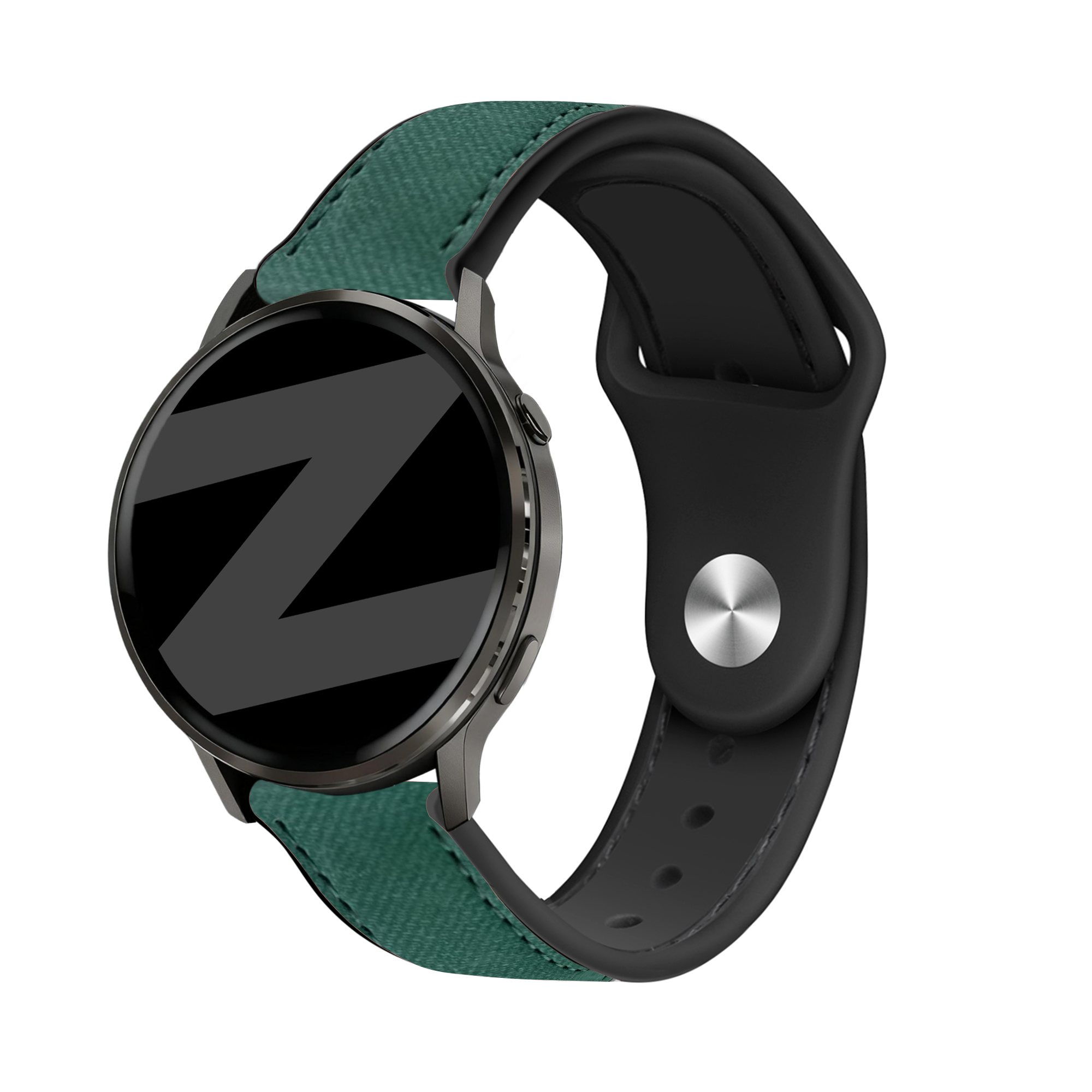 Bandz Correa cuero 'Híbrida' Garmin Bounce 2 (verde)