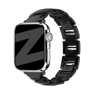 Bandz Apple Watch Premium Metal Strap 'Twisted' (Black)
