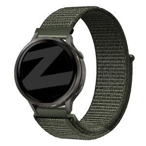 Bandz Garmin Venu 4 - 41mm Nylon Loop Strap (Dark Green)