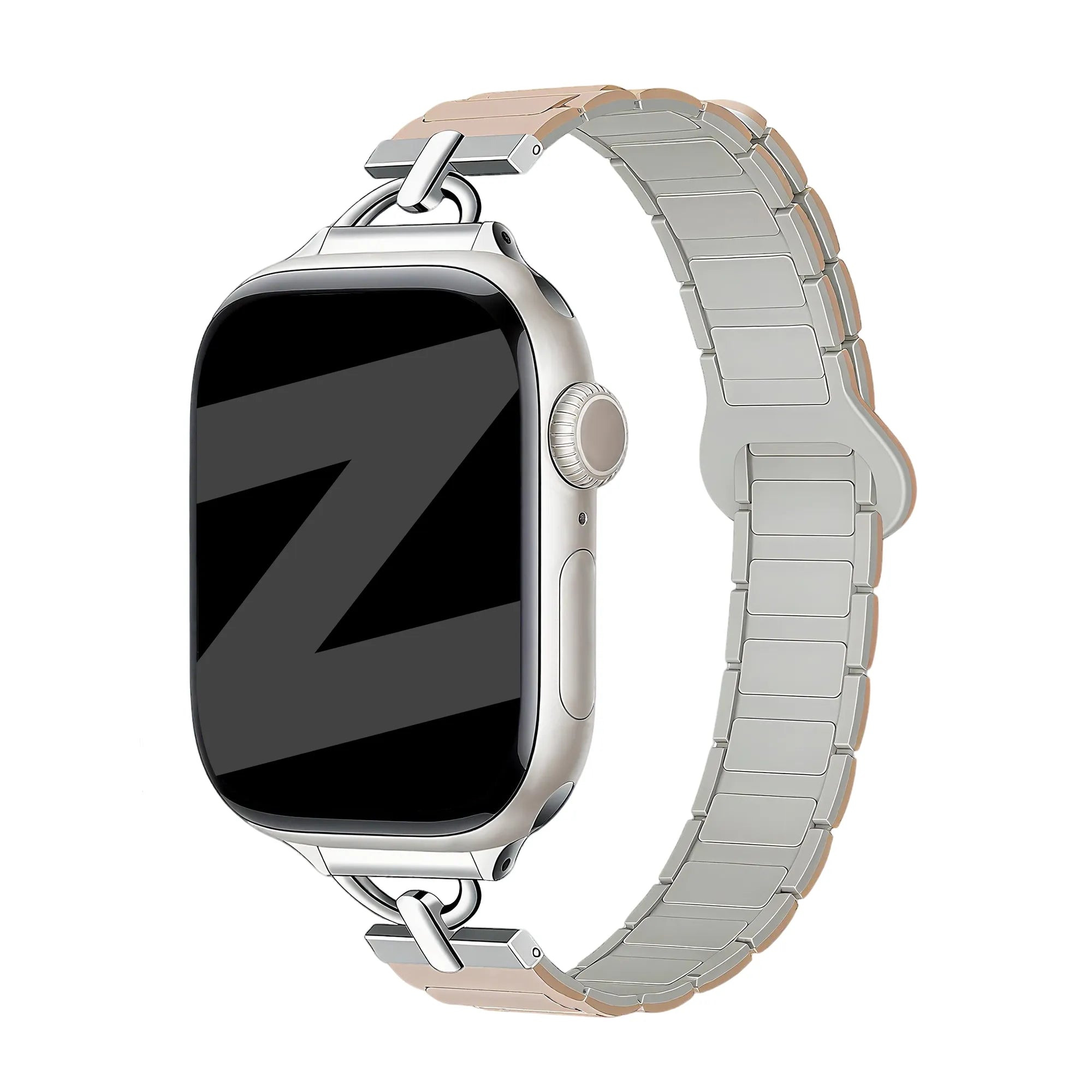 Bandz Correa silicona magnético 'fino' Apple Watch (beige)