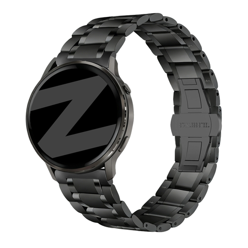 Bandz Correa acero con eslabones 'Deluxe' Garmin Venu (negro)