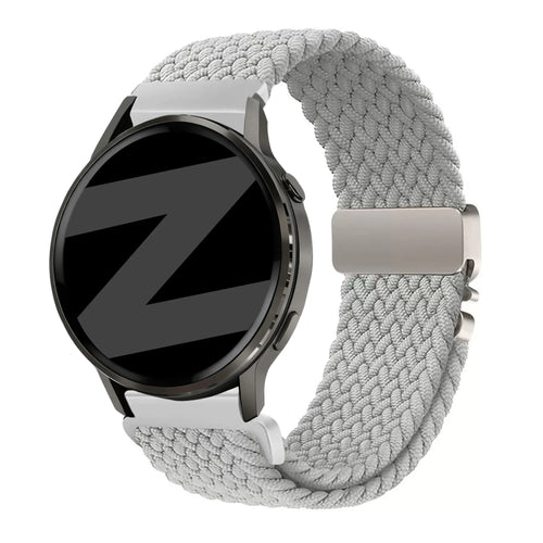 Bandz Correa trenzada 'Parachute' Garmin Venu 4 - 45mm (gris claro)