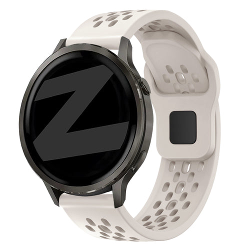 Bandz Correa silicona 'Air' Garmin Vivoactive 3 (blanco estrella)