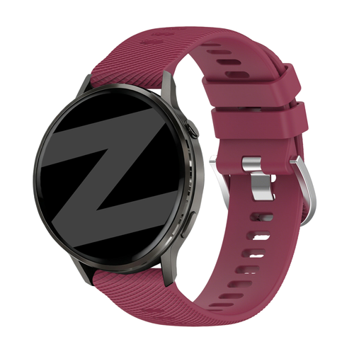 Bandz Correa silicona 'Deluxe' Garmin Forerunner 255s (rojo vino)