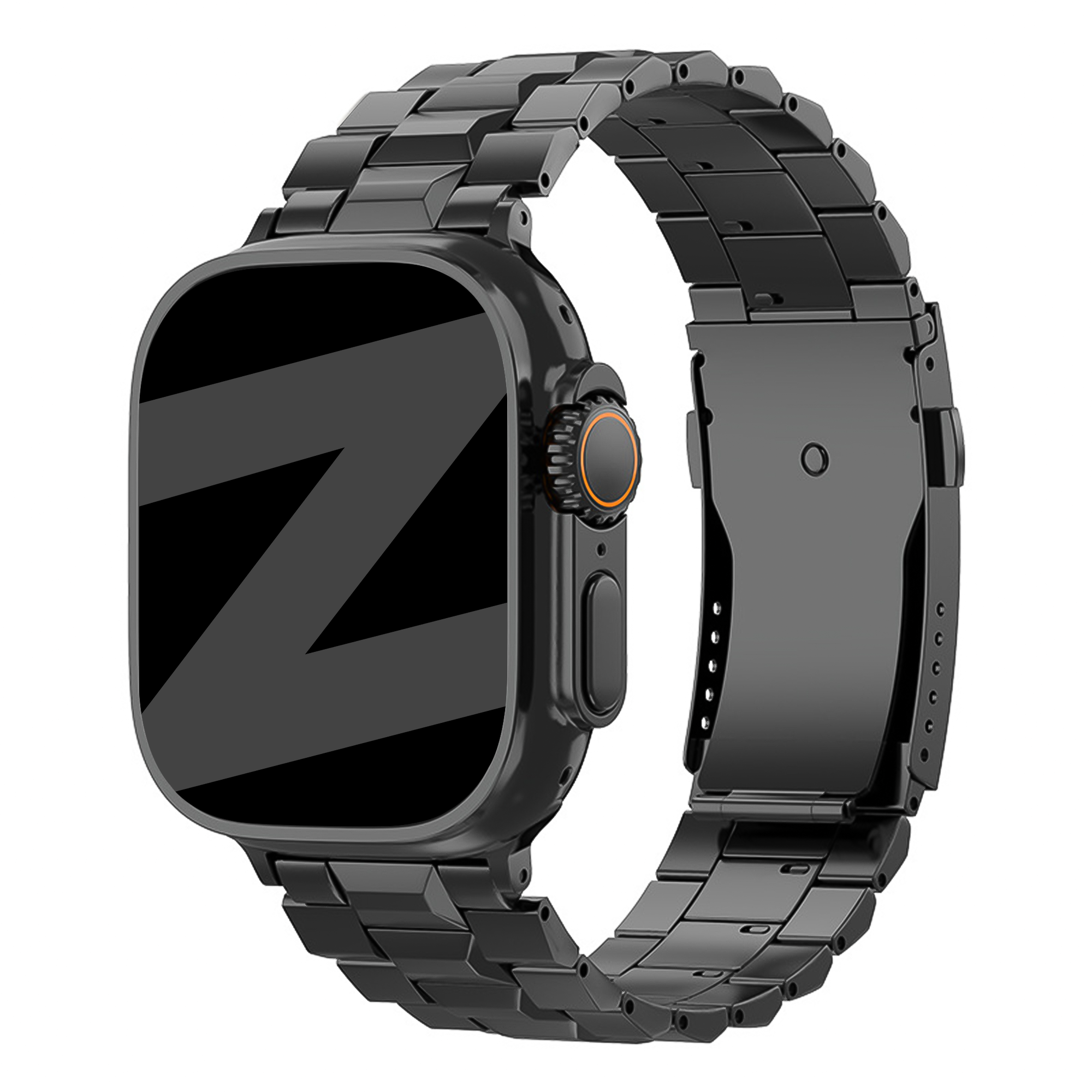 Bandz Correa titanio 'Deluxe' Apple Watch Ultra (negro)