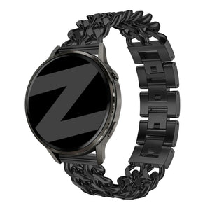 Bandz Coros Apex - 42mm Metal Strap 'Double Chains' (Black)