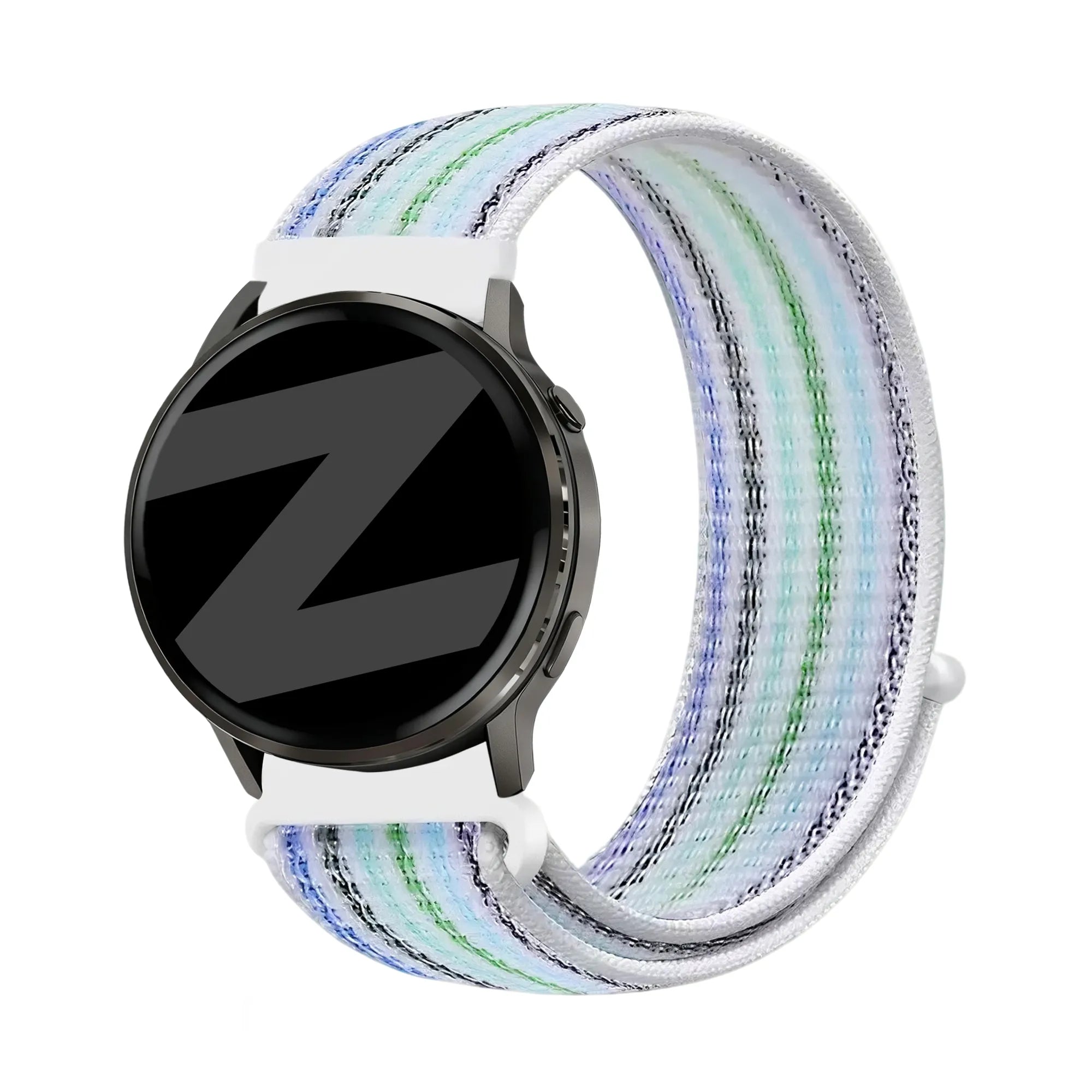 Bandz Correa nylon Loop Garmin Forerunner 255s (azul a rayas)