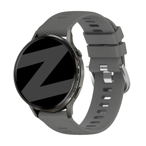 Bandz Correa silicona 'Deluxe' Garmin Forerunner 265s (gris oscuro)