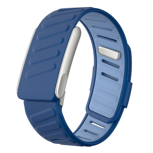 Correa deportiva compatible con Whoop MG (azul dúo)
