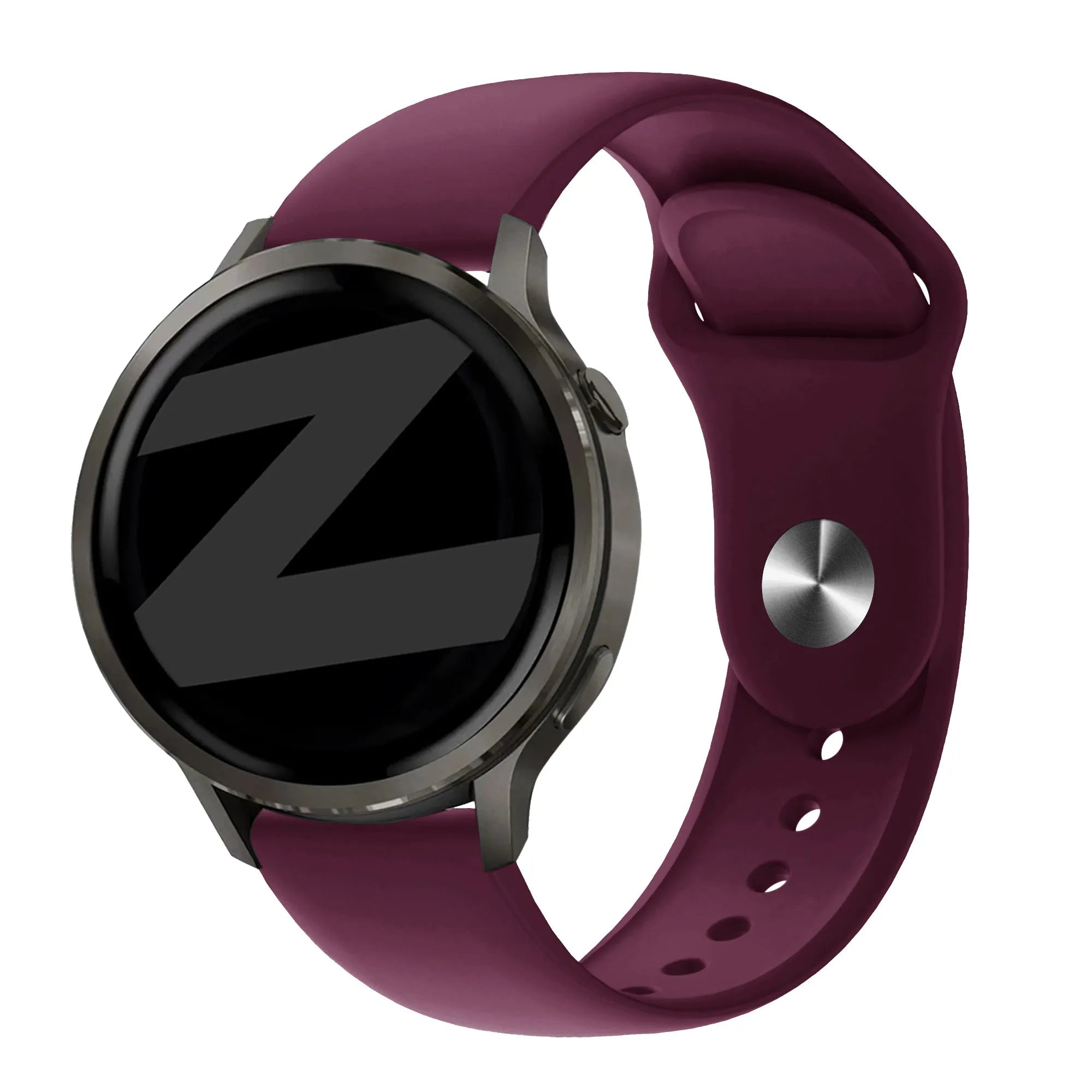 Bandz Correa deportiva 'Deluxe' Garmin Forerunner 265s (rojo vino)