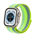 Apple Watch Ultra Nylon Strap (Green/Yellow)