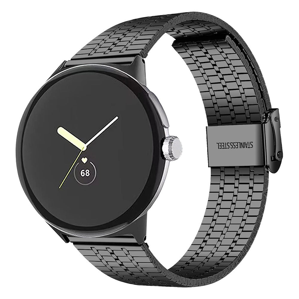 スマホアクセサリー google pixel watch4 Correa acero fina Google Pixel Watch 4 - 41mm (negro)