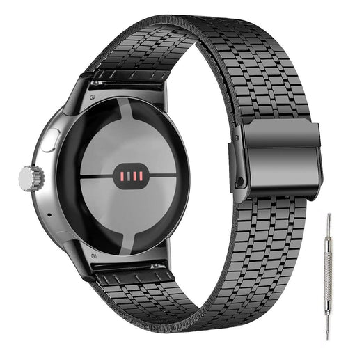 Correa acero fina Google Pixel Watch 4 - 41mm (negro)
