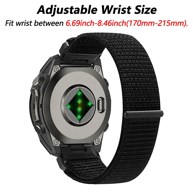Correa nylon premium Garmin Epix Pro (Gen 2) 42mm (gris oscuro)