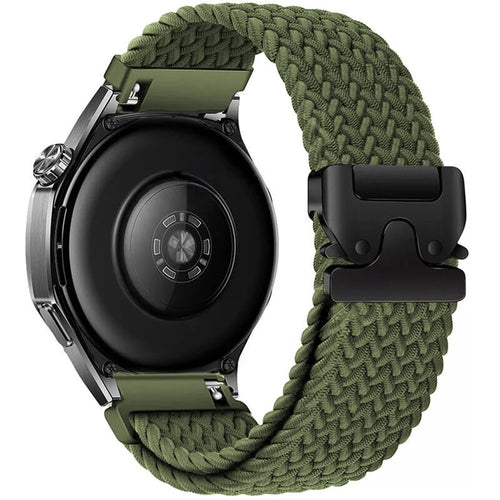 Correa tejida con hebilla Huawei Watch 5 - 46mm (verde)