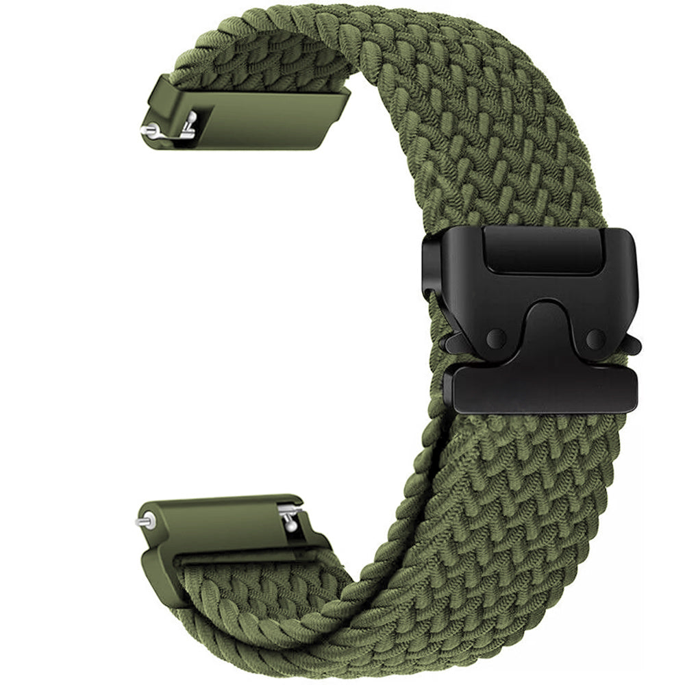 Correa trenzada con hebilla Garmin Vivoactive 5 (verde)