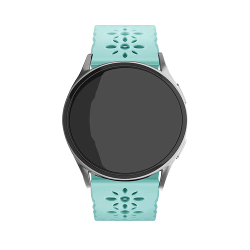 Correa de silicona con relieve Amazfit Bip U (Pro) (azul-verde mar)