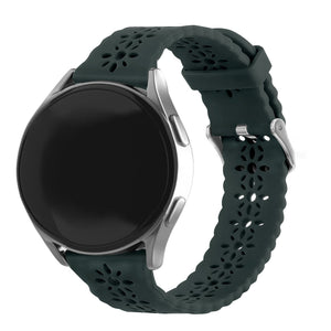 Correa de silicona con relieve Amazfit GTS 4 (pino verde)