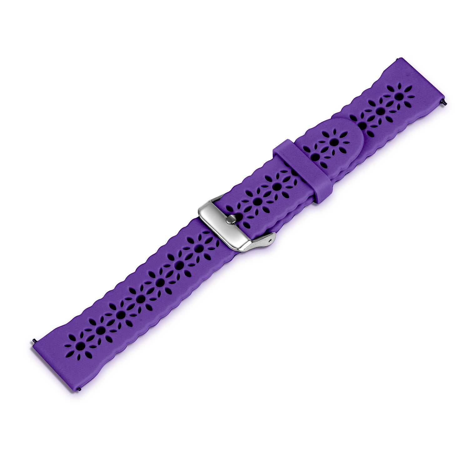 Correa de silicona con relieve Amazfit Bip U (Pro) (morado oscuro)