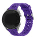 Correa de silicona con relieve Amazfit Bip U (Pro) (morado oscuro)