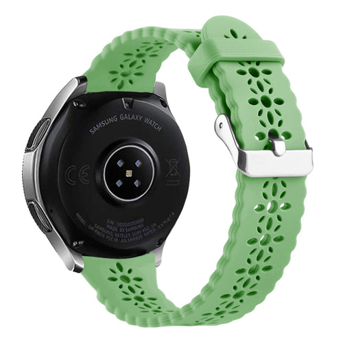 Correa de silicona con relieve Amazfit GTR Mini (verde)