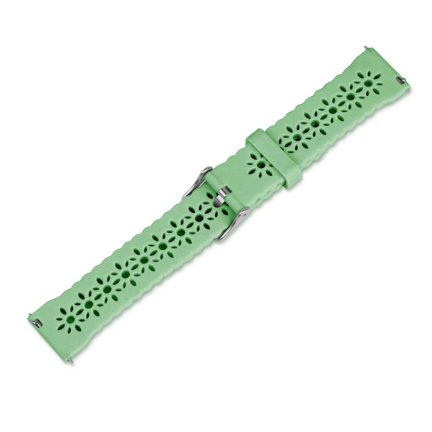 Correa de silicona con relieve Withings ScanWatch Nova (verde)