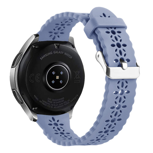Correa de silicona con relieve Amazfit Bip U (Pro) (gris lavanda)