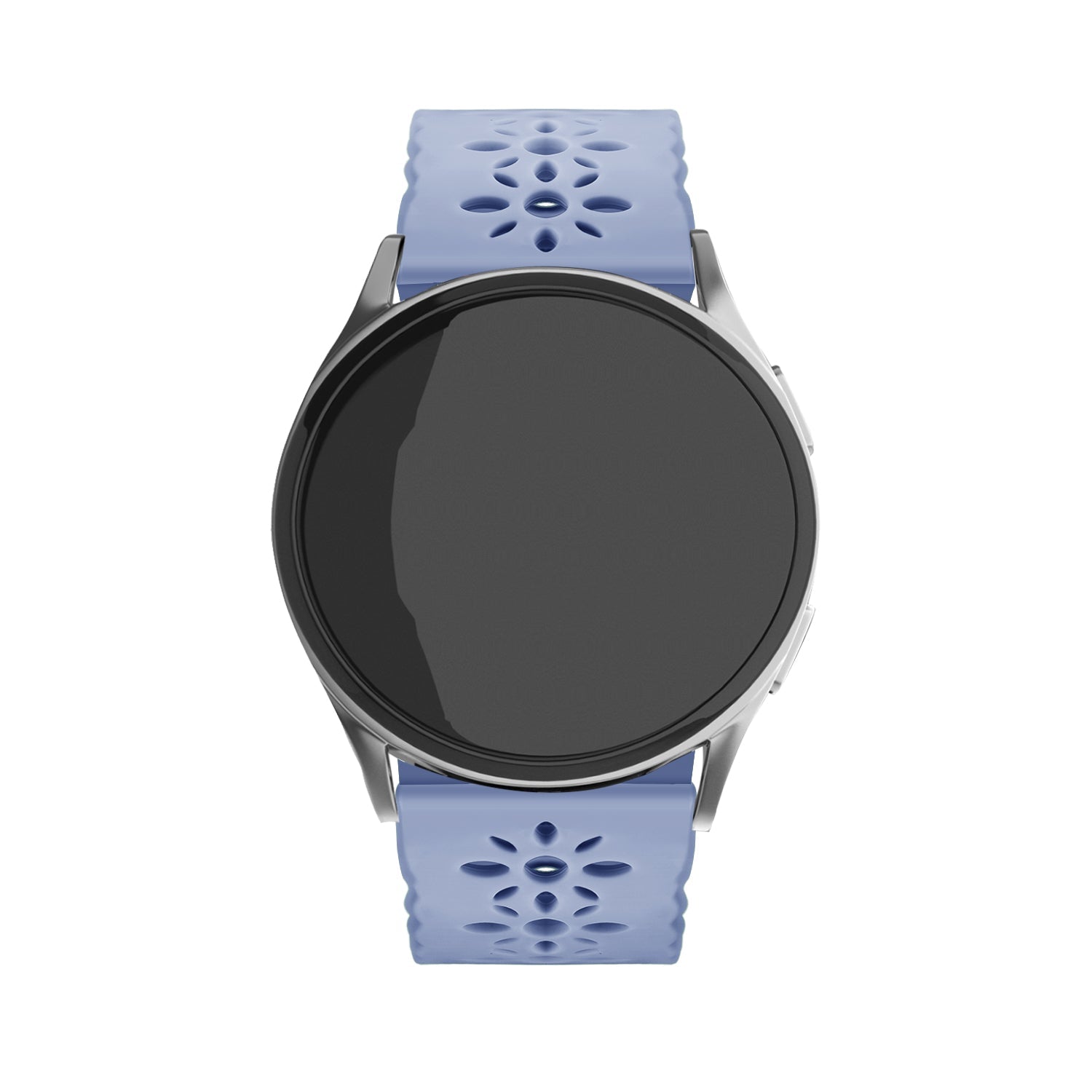 Correa de silicona con relieve Amazfit Bip 3 (Pro) (gris lavanda)