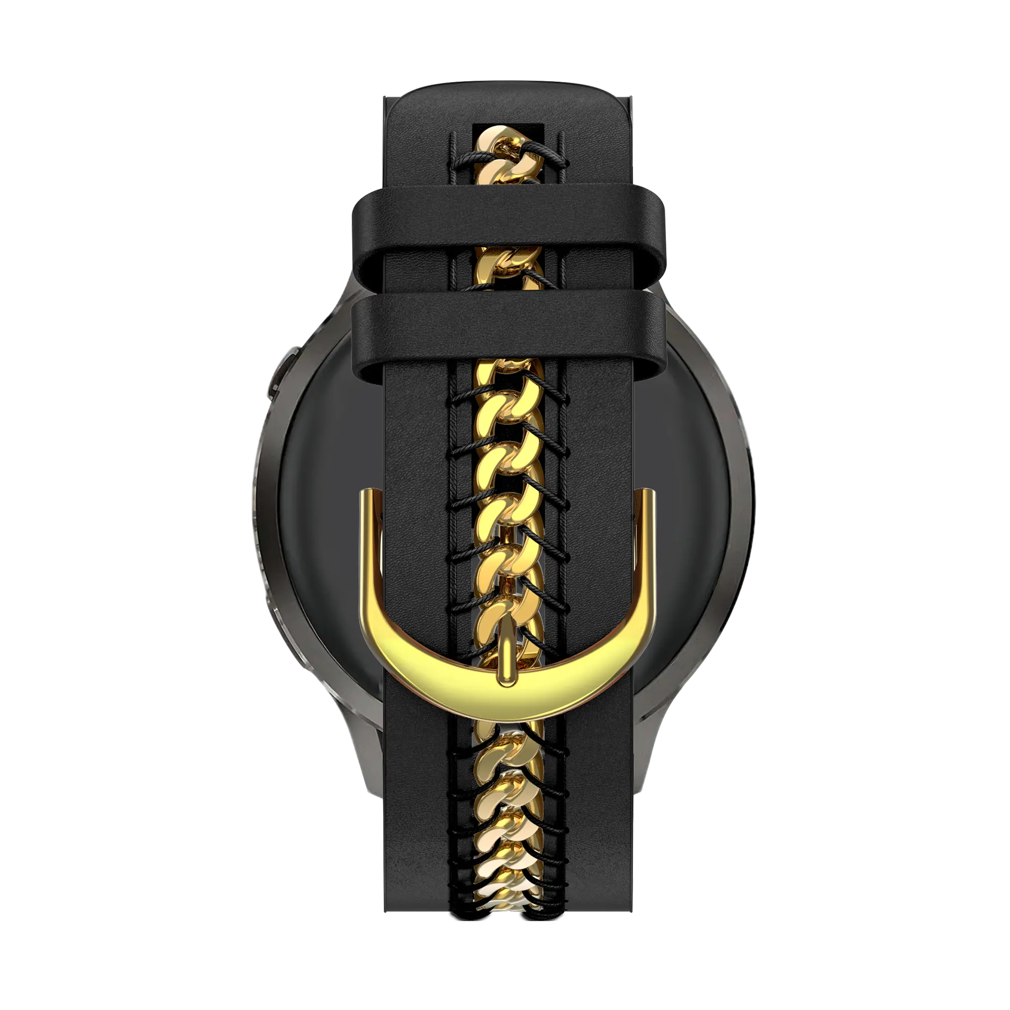Bandz Correa cuero 'Chains' Coros Apex 2 (negro)