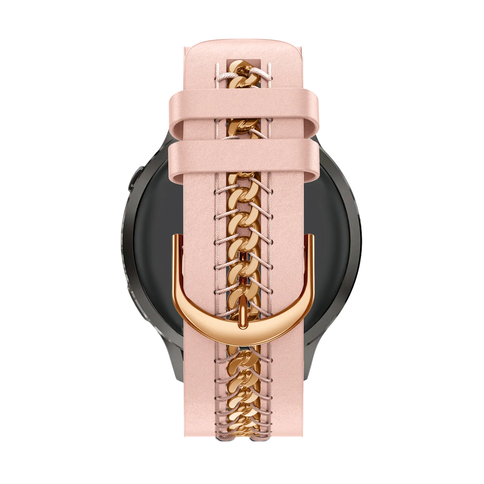 Bandz Correa cuero 'Chains' Samsung Galaxy Watch - 42mm (rosa)