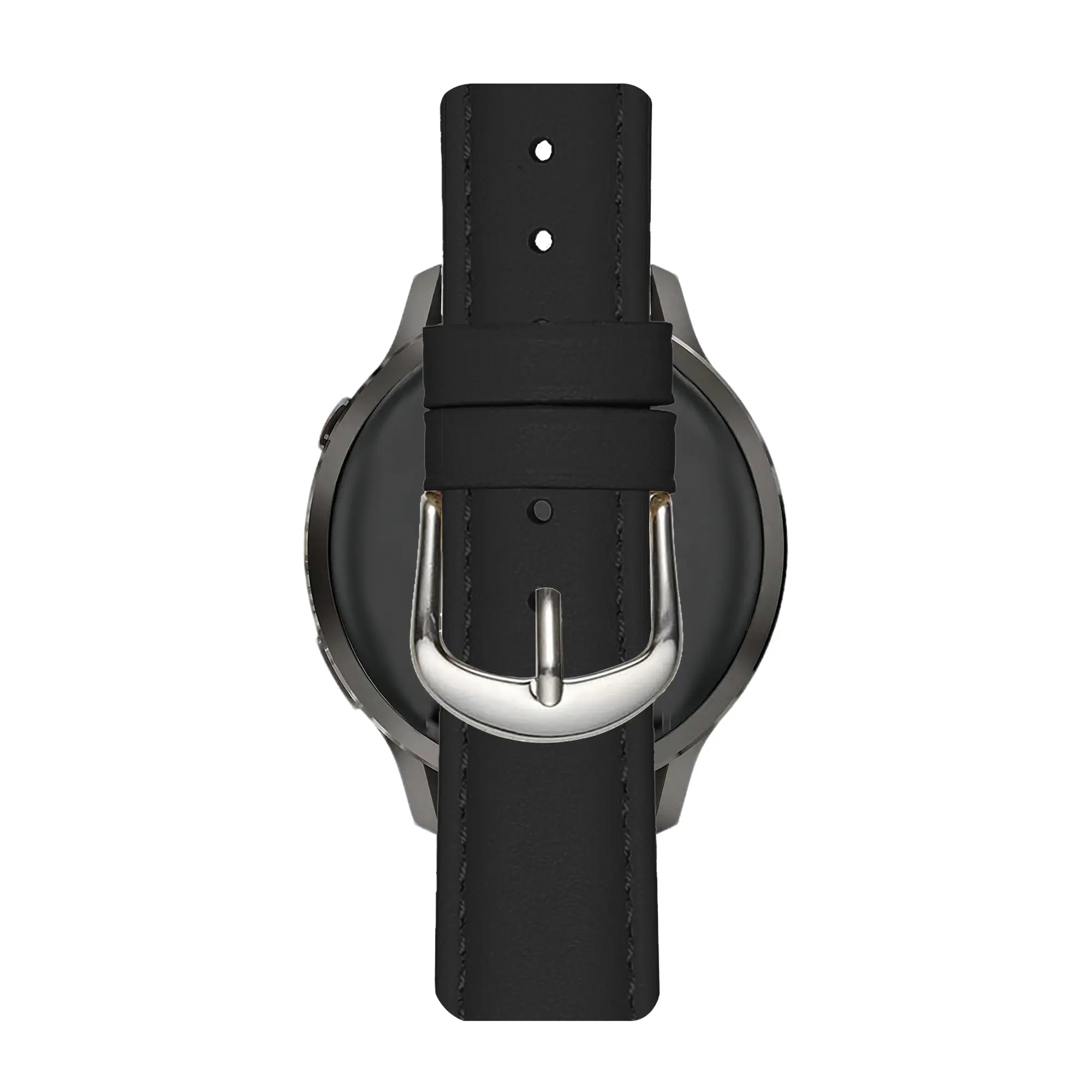 Bandz Samsung Galaxy Watch 4 Classic - 42mm Leather Strap 'Bullet' (Black)