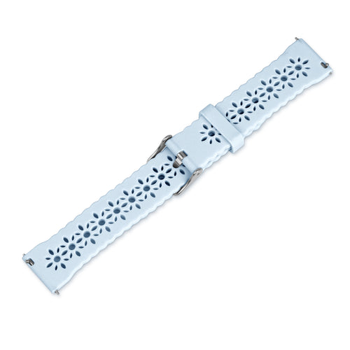 Correa de silicona con relieve Amazfit Bip U (Pro) (neblina azul)