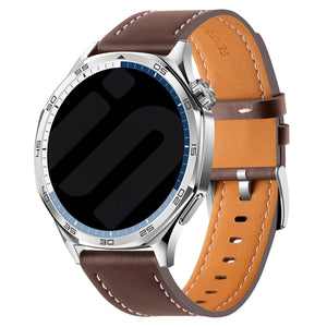 ICE Smart TKS Rectangular 1.41 Leather Strap 'One Push' (Dark Brown)