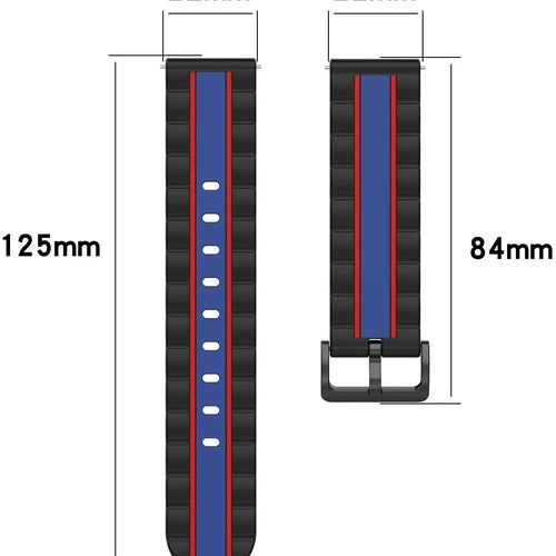 Oppo Watch X3 Special Edition Strap (Black/Blue)