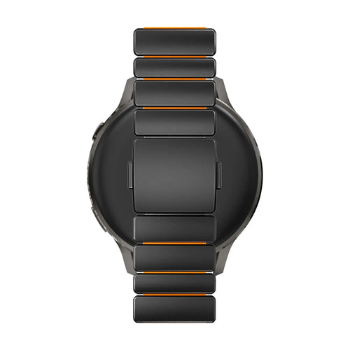 Bandz Huawei Watch GT 3 - 46mm Titanium Strap 'Hybrid' (Black/Orange)