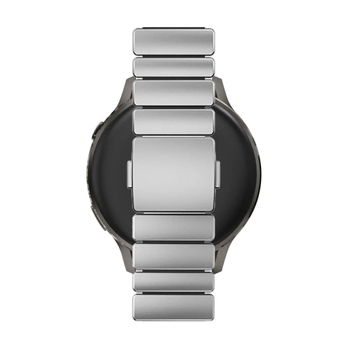 Bandz Huawei Watch 4 (Pro) Titanium Strap 'Hybrid' (Titanium/Black)