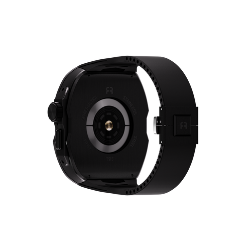 Reqior Funda con correa de goma Apple Watch Ultra (negro)
