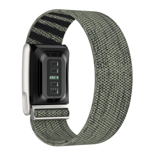 Correa nylon compatible con Whoop 4.0 (gris-verde)