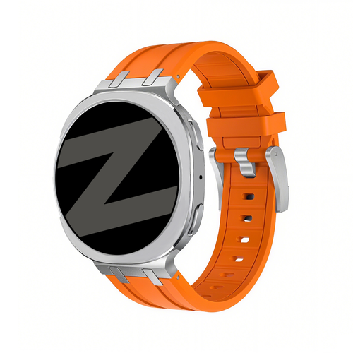 Bandz Correa silicona 'Luxe Liquid' Samsung Galaxy Watch 8 Classic (naranja)