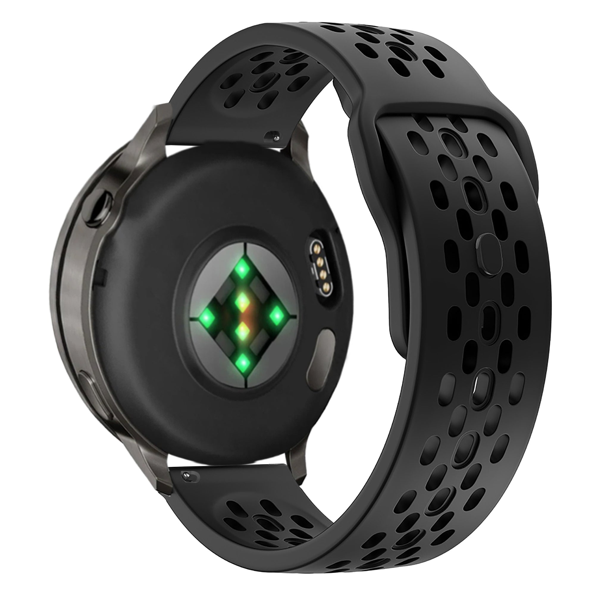 Bandz Garmin Vivoactive 3 Silicone Strap 'Air' (Black)