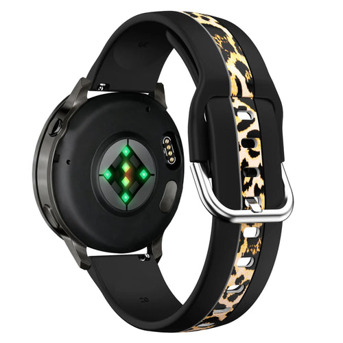 Bandz Amazfit Cheetah 2 Pro Dual Leopard Strap (Black)
