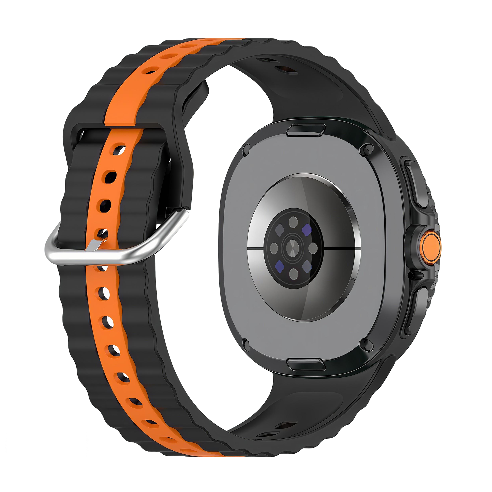 Correa deportiva duo Samsung Galaxy Watch 8 - 40mm (negro/naranja)